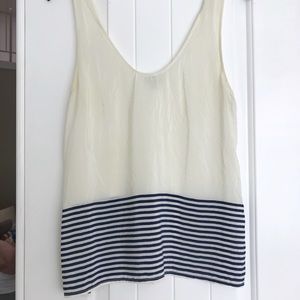 White striped Tank top